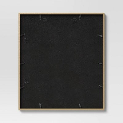 19.4" X 22.4" Matted To 11" X 14" Thin Gallery Oversized Image Frame Brass - Project 62™