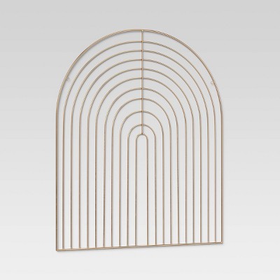 Metal Gold Rainbow Wall Decor - Project 62™