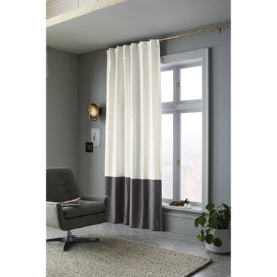1pc Blackout Color Block Window Curtain Panel - Project 62™