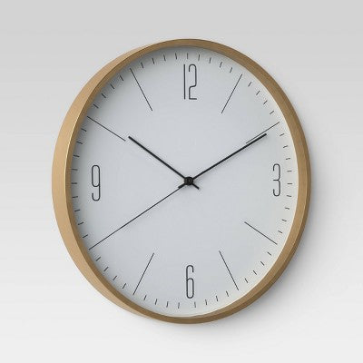 20" Brushed Brass Wall Clock - Project 62™