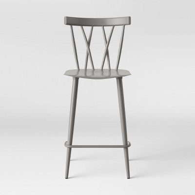  Becket Metal X Back Counter Height Barstool - Project 62™
