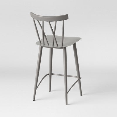  Becket Metal X Back Counter Height Barstool - Project 62™