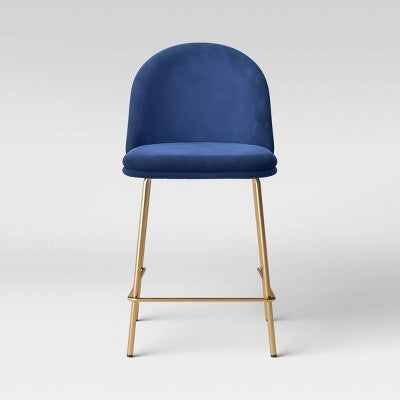  Nils Brass Base Counter Height Barstool - Project 62™