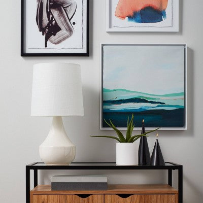  Montreal Wren Assembled Table Lamp White - Project 62