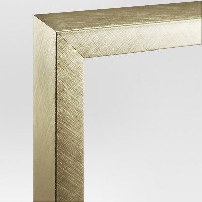  8" X 10" Float Thin Metal Gallery Frame Brass - Project 62™