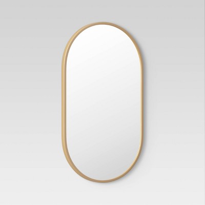  16" X 28" Metal Oval Pill Mirror - Project 62™