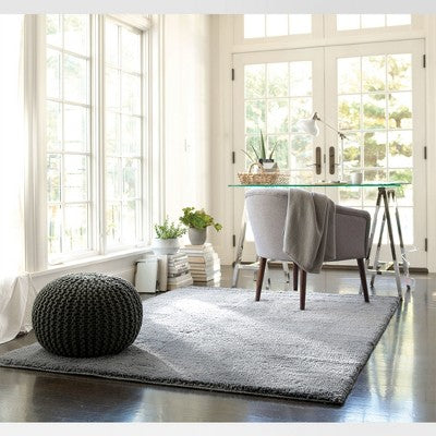  Solid Tufted Micropoly Shag Area Rug - Project 62
