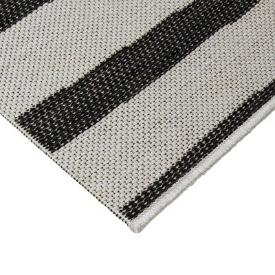  7'x10' Mod Directional Lines Outdoor Rug Black - Project 62™