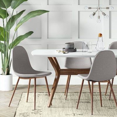  4pk Copley Upholstered Dining Chair Light Gray - Project 62™