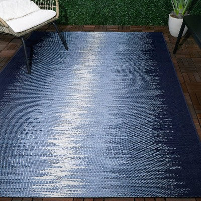  Indigo Ombre Outdoor Rug Blue - Project 62™