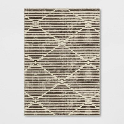  Kirk X Modern Striped Rug Black/White - Project 62™