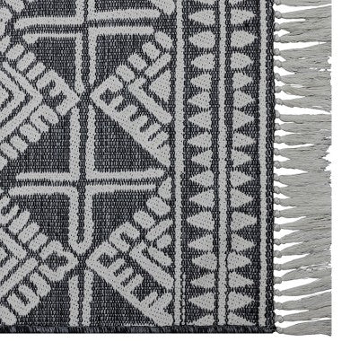  Outdoor Rug Tasseled Charcoal - Project 62™