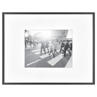  Thin Gallery Matted Photo Frame Black - Project 62™
