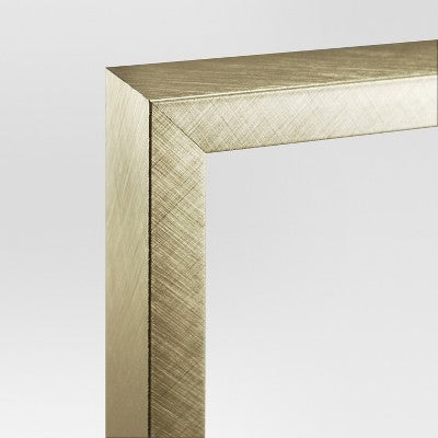  15.6" X 11.5" Float Thin Metal Gallery Frame Brass - Project 62™