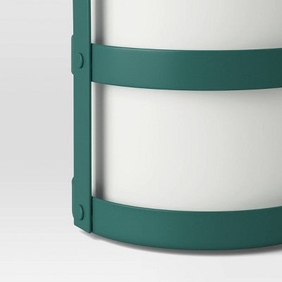  Silo Outdoor Lantern With Handle Teal Green - Project 62™