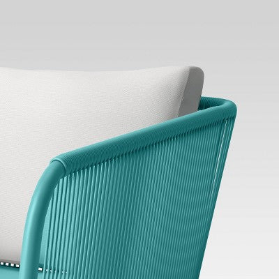  Fisher 2pk Patio Club Chairs -Blue-Green - Project 62™