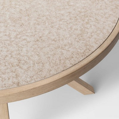  Collier 46" Round Stamped Steel Top Patio Dining Table - Project 62™