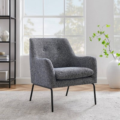  Glenn Mid-Century Modern Accent Chair Blue/White - Project 62™