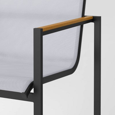  Henning 2pk Bar Height Patio Chairs - White - Project 62™