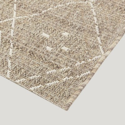  Small Diamond Outdoor Rug Taupe - Project 62™