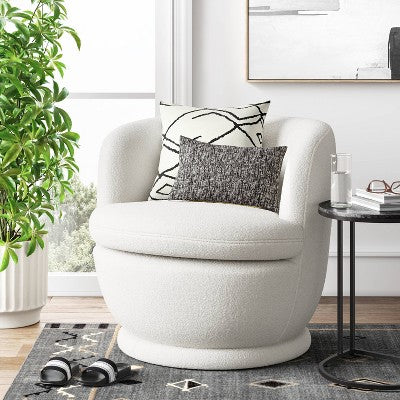  Dorton Round Swivel Barrel Chair - Project 62™