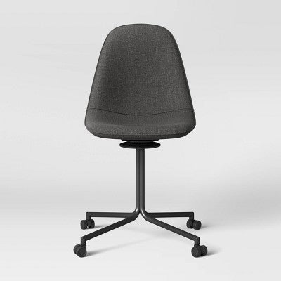  Copley Swivel Office Chair With Casters Dark Gray - Project 62™