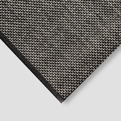  7' X 10' Modern Sun Outdoor Rug Black - Project 62™