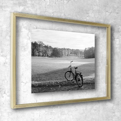  15.6" X 11.5" Float Thin Metal Gallery Frame Brass - Project 62™