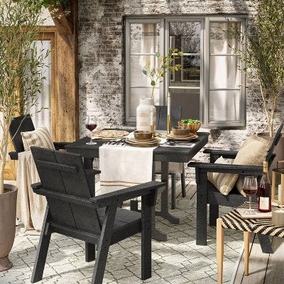  Moore POLYWOOD 35" Farmhouse Square Patio Dining Table - Project 62™