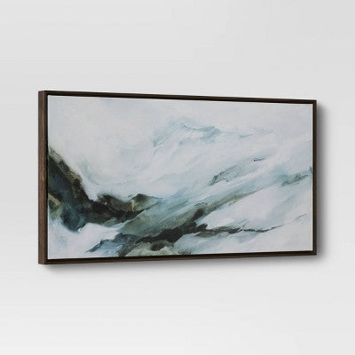  47" X 24" Abstract Mountain Framed Canvas - Project 62™
