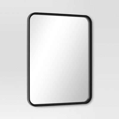  24" X 30" Rectangular Decorative Wall Mirror With Rounded Corners - Project 62™