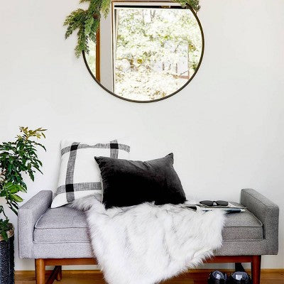  28" Round Decorative Wall Mirror - Threshold™
