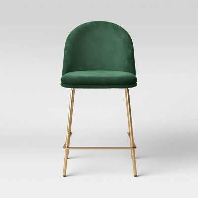  Nils Brass Base Counter Height Barstool - Project 62™