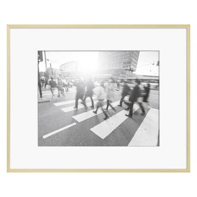  Thin Metal Matted Gallery Frame Gold - Project 62