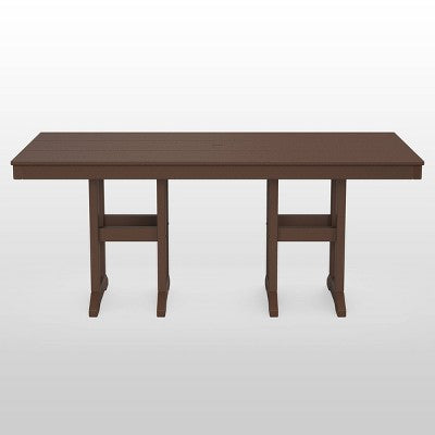  Moore POLYWOOD 35" X 70" Farmhouse Rectangle Patio Dining Table - Project 62™