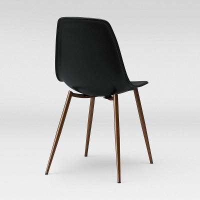  2pk Copley Armless Dining Chairs Black - Project 62™