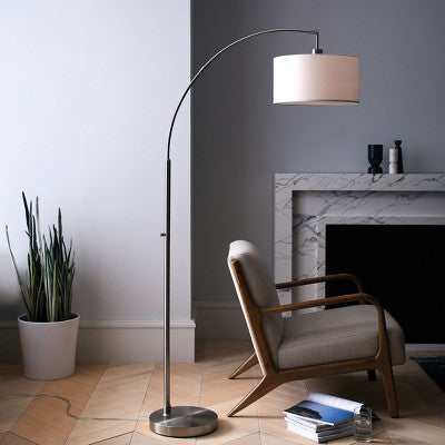  Arc Floor Lamp Silver - Project 62