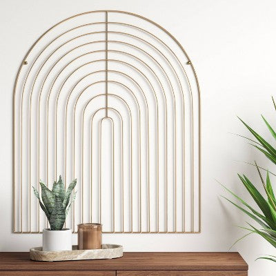  Metal Gold Rainbow Wall Decor - Project 62™