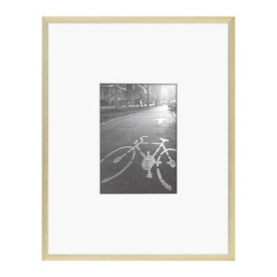  Thin Metal Matted Gallery Frame Gold - Project 62