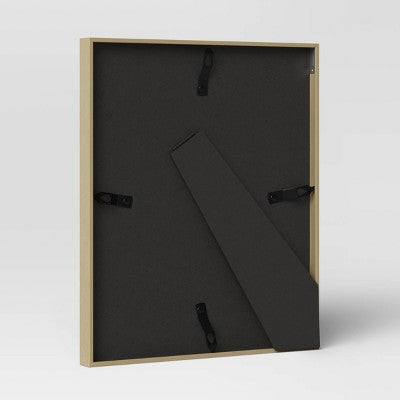  10.4" X 12.4" Matted To 8" X 10" Thin Metal Tabletop Frame Brass - Project 62™