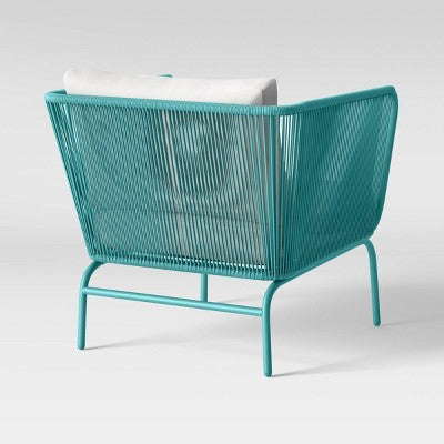  Fisher 2pk Patio Club Chairs -Blue-Green - Project 62™