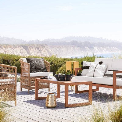  Kaufmann Wood Patio Coffee Table, Outdoor Furniture - Natural - Project 62™