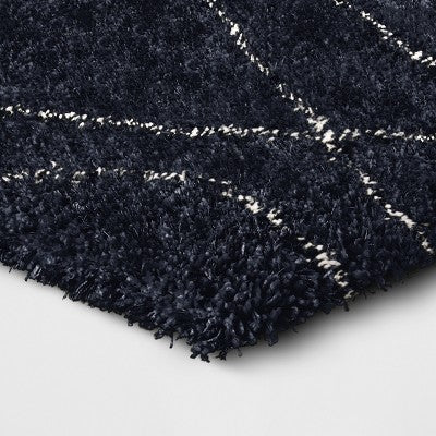  Diamond Patterned Shag Woven Rug - Project 62
