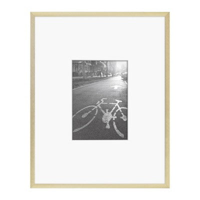  Thin Metal Matted Gallery Frame Gold - Project 62