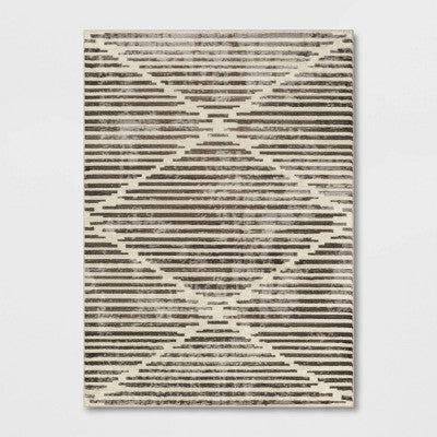  Kirk X Modern Striped Rug Black/White - Project 62™