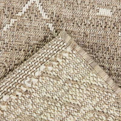  Small Diamond Outdoor Rug Taupe - Project 62™