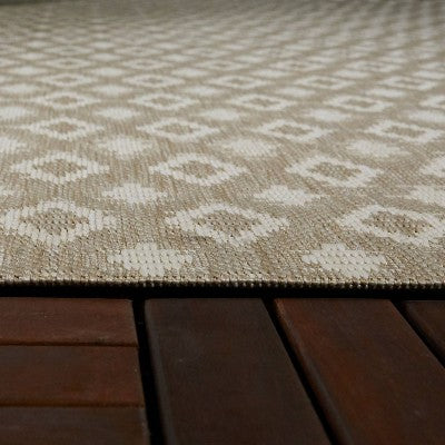  Geo Diamond Indoor/Outdoor Rug Natural - Project 62™