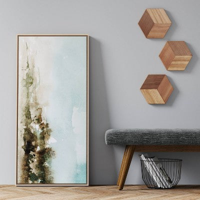  47" X 24" Watercolor Landscape Framed Canvas - Project 62™
