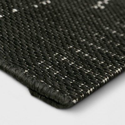  Ombre Stripe Outdoor Rug Black - Project 62™