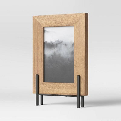  4" X 6" Natural Frame With Stand Brown - Project 62™